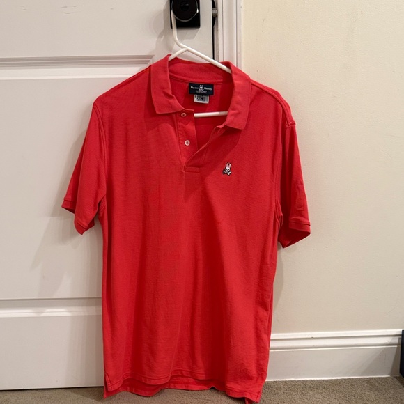 Psycho Bunny Bold Red Polo Shirt - Picture 1 of 2